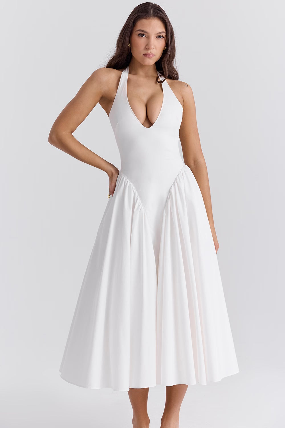 Sorbet Dress - Black, White, Red