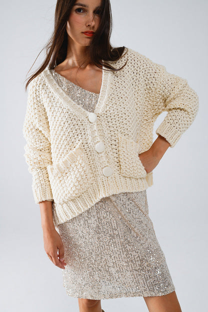 Chauncey Cardigan - Ivory