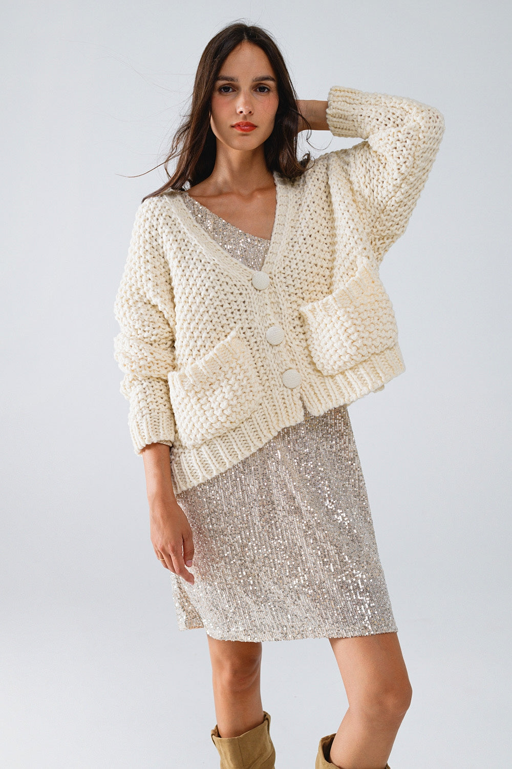 Chauncey Cardigan - Ivory