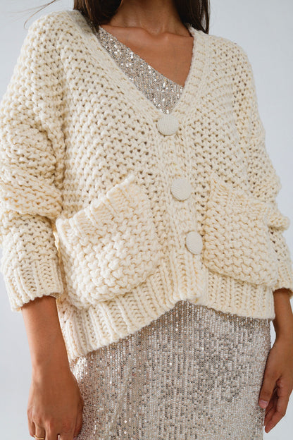 Chauncey Cardigan - Ivory