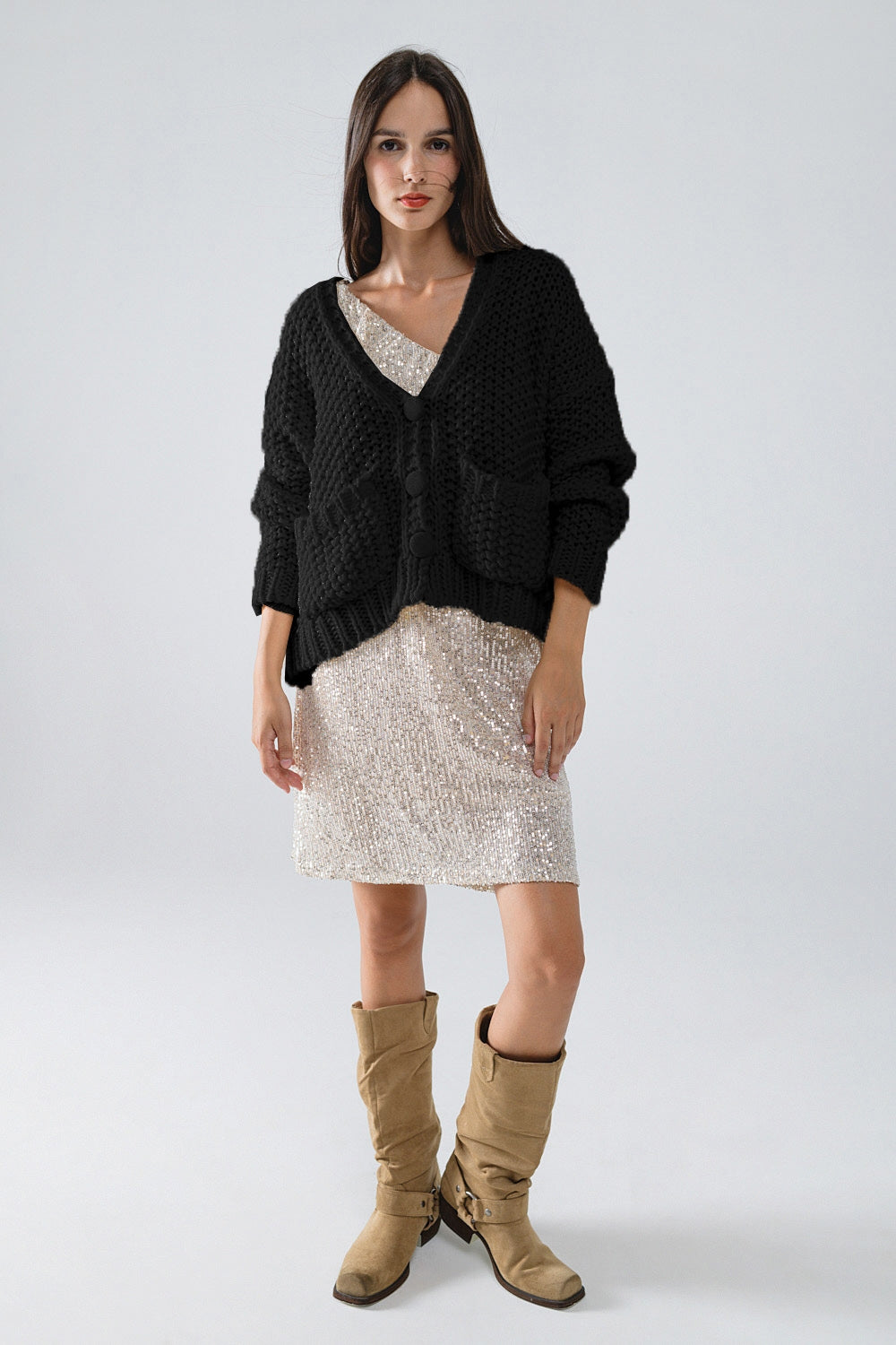 Chauncey Cardigan - Black