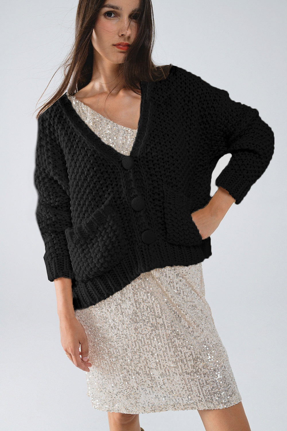 Chauncey Cardigan - Black