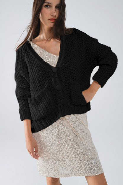 Chauncey Cardigan - Black