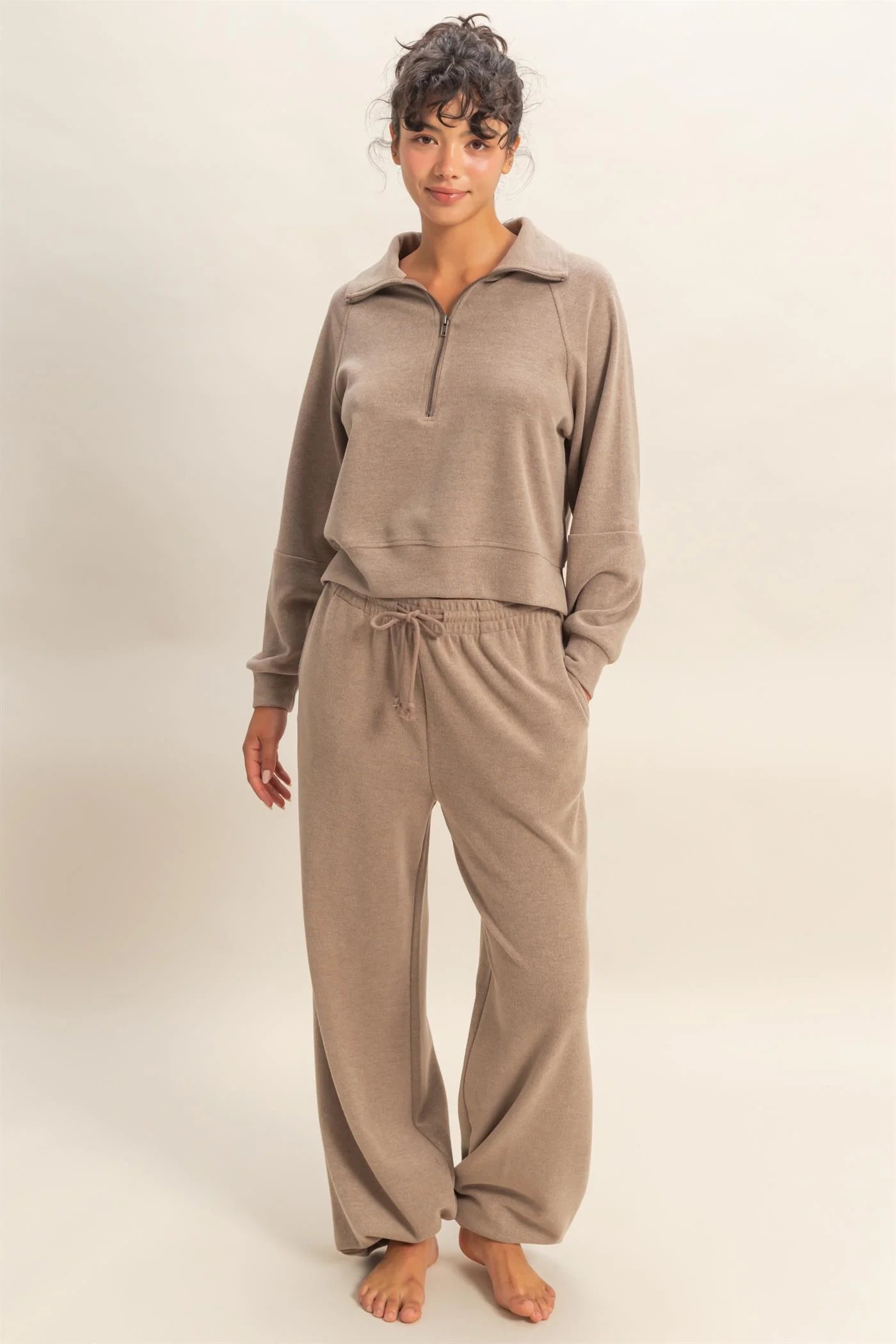 Perry Knit Joggers - Mocha