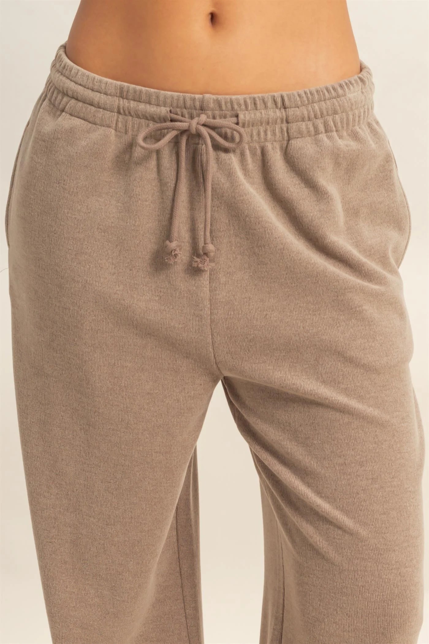 Perry Knit Joggers - Mocha