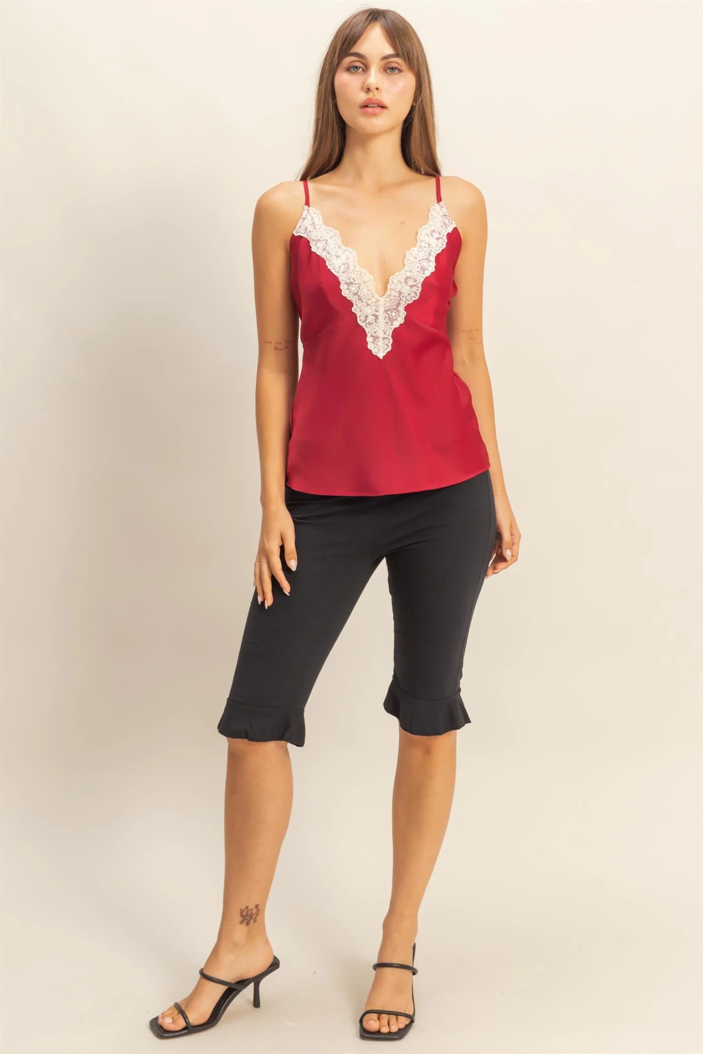 Demi Camisole - Burgundy