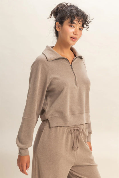 Perry Knit Pullover - Mocha