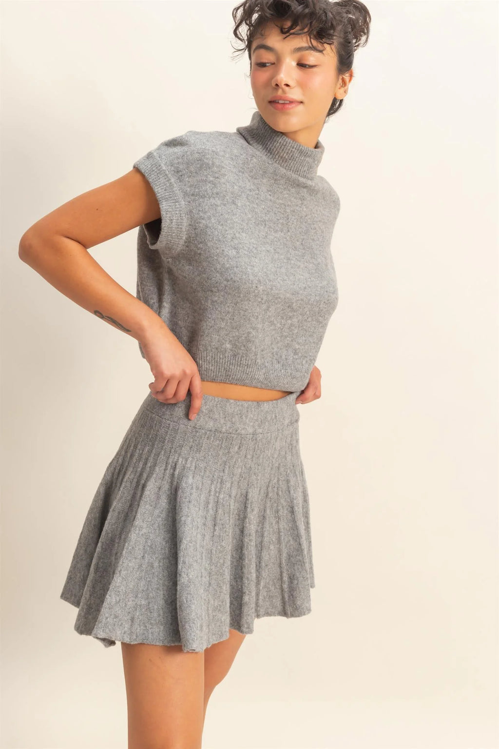 Amelie Knit Skirt Set