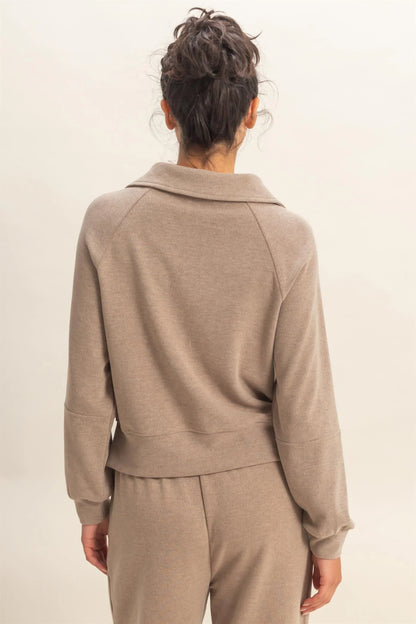 Perry Knit Pullover - Mocha