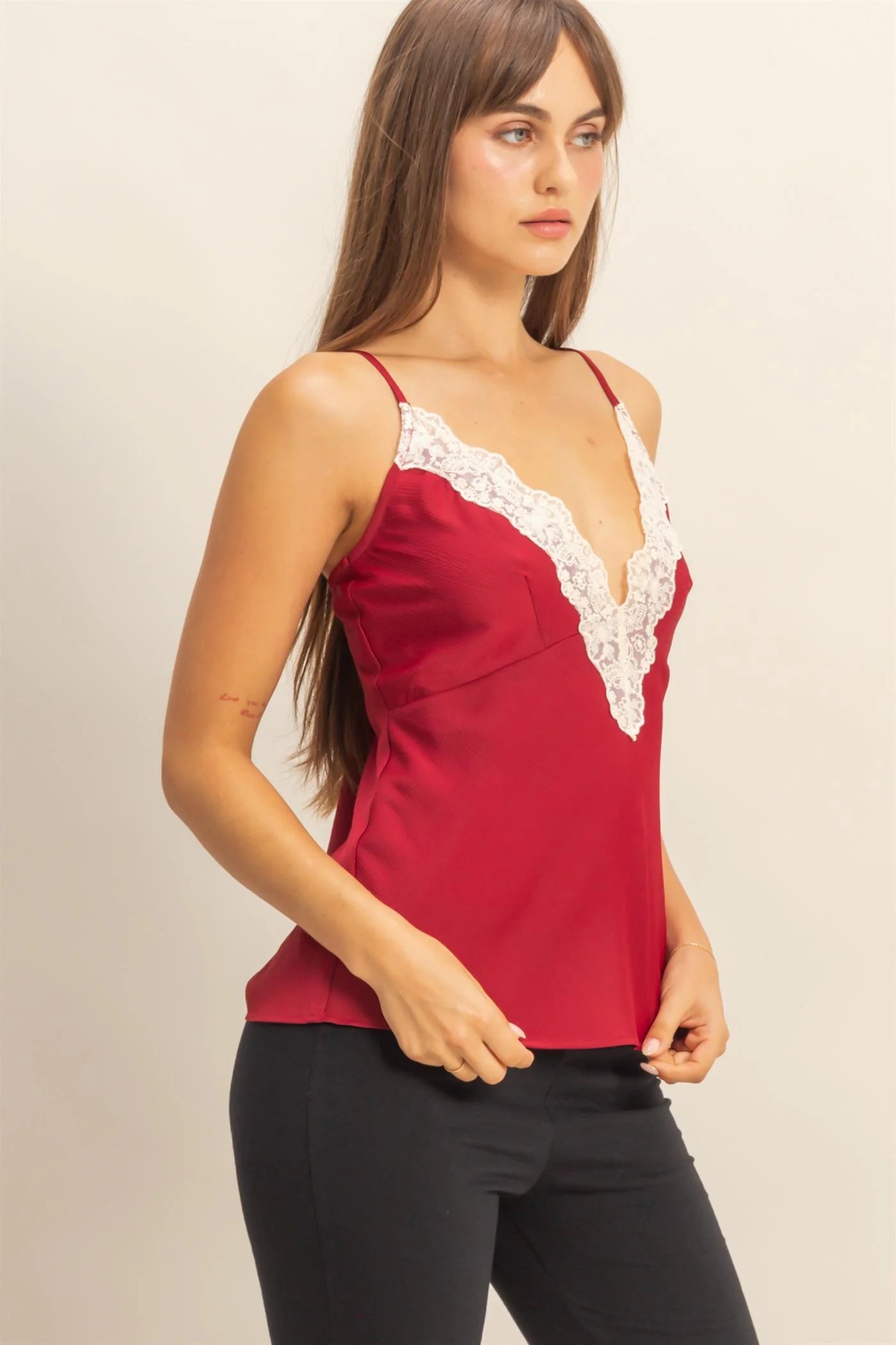 Demi Camisole - Burgundy