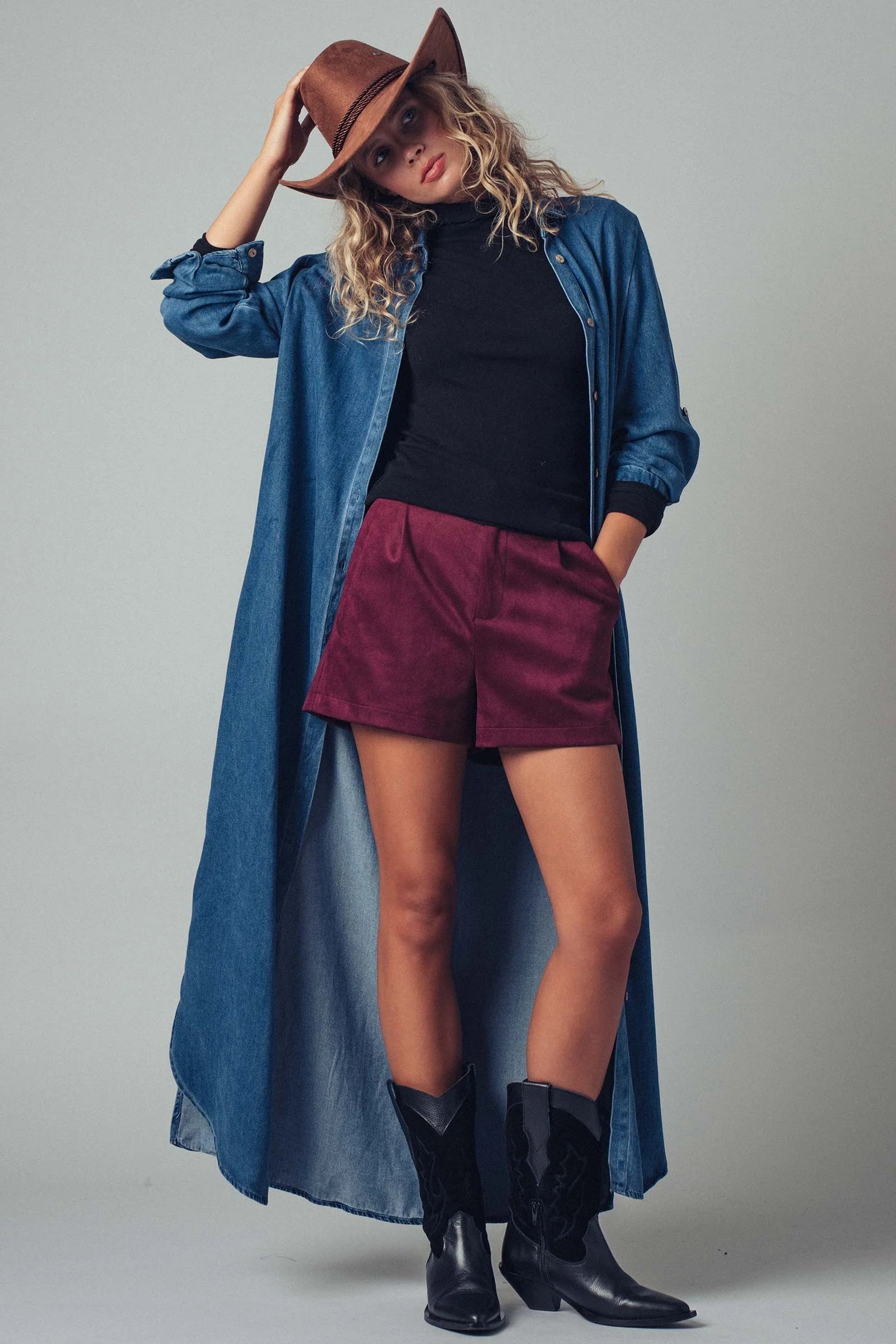 Goldie Shorts - Camel