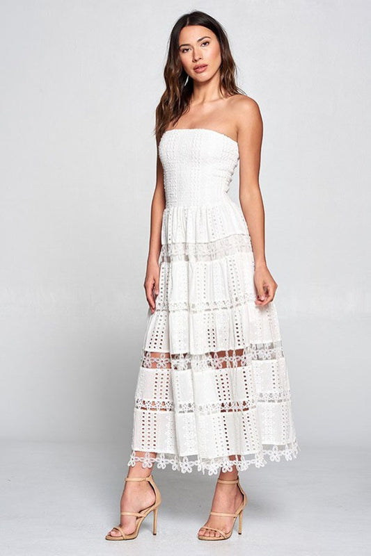 Thea Maxi Dress - White
